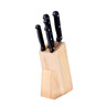 Stainless Steel 5-piece knifeblock